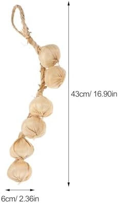 LUOZZY Artificial Garlic Hanging Decorations