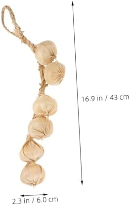 MAGICLULU Artificial Garlic String 2 Pack for Home Decor