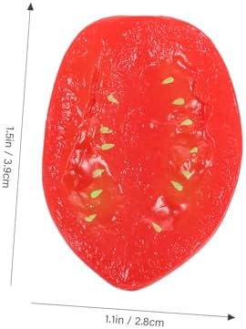 VOSAREA 10pcs Fake Half Cherry Tomato Artificial Vegetable Display Props