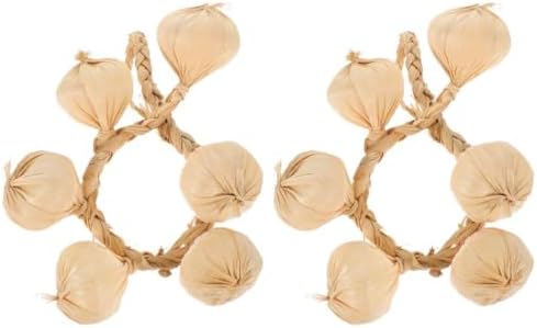 STOBAZA 2pcs Artificial Garlic String Decor