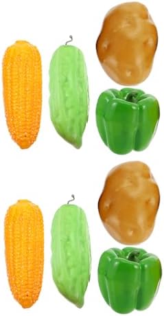 LOGOFUN 8Pcs Artificial Vegetable Props for Home Kitchen Photography