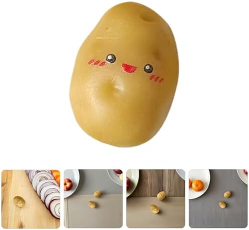 LUOZZY 36 Pcs Realistic Mini Artificial Potatoes Decor