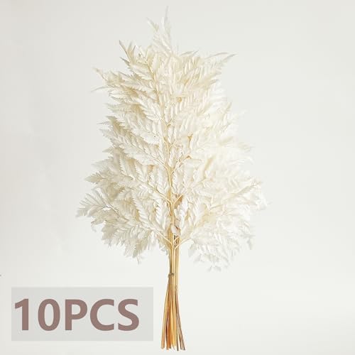 10PCS Exquisite Dried Leaves and Floral Decor Set