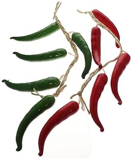 Leadigol Artificial Hanging Chili Plant Decor