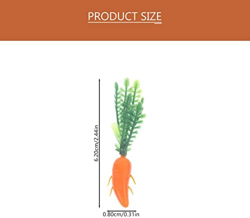 Cabilock Artificial Carrot Ornaments 180pcs