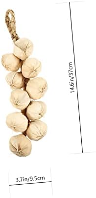 Homoyoyo 2pcs Decorative Garlic String Pendants