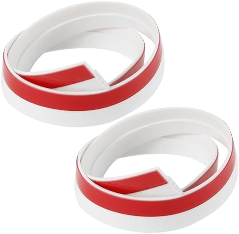 2Pcs Door Draft Stopper Self Adhesive Windscreen Seal Door Seal White