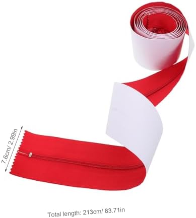 Toyvian Self Adhesive Dust Barrier Zipper Door Cover