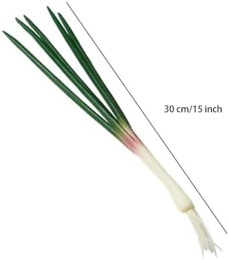 3PCS Artificial Onion Grass Fake Vegetables for Kitchen Decoration