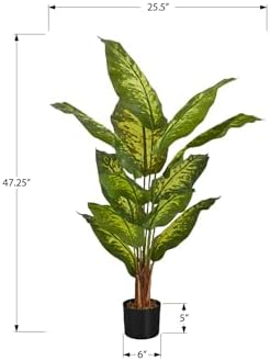 Monarch Specialties I 9535 Artificial Evergreen Tree 47 Inch