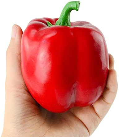 Lorigun Artificial Bell Peppers 3 Pcs Red Green Yellow