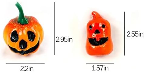12pcs Decorative Halloween Pumpkin Props for Parties and Photography