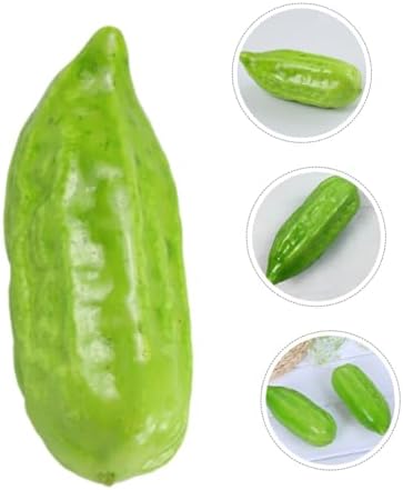 LIFKOME 3pcs Artificial Bitter Gourd Models