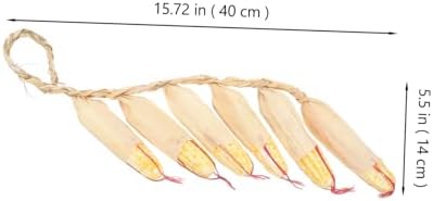 GLEAVI 2pcs Lifelike Artificial Corn Hanging Decor