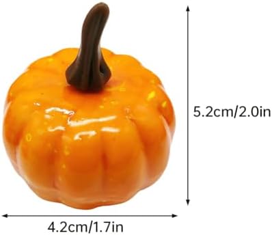 12PCS Artificial Pumpkins for Halloween and Thanksgiving Decor 1