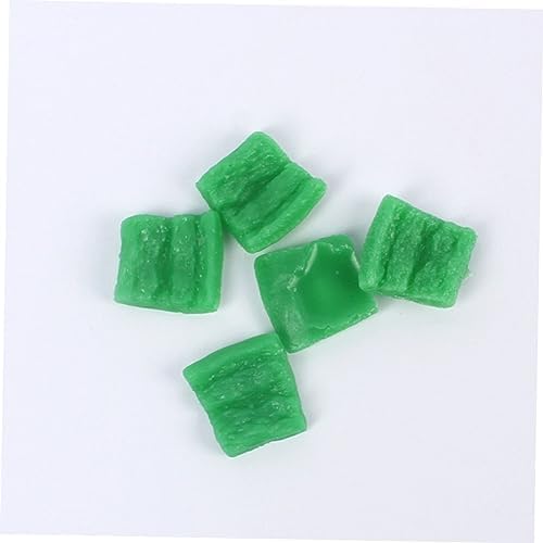 25PCS Artificial Pepper Slice Decor for Home Restaurant Display