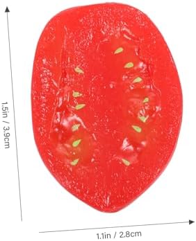 LIFKOME 10pcs Realistic Artificial Cherry Tomato Models