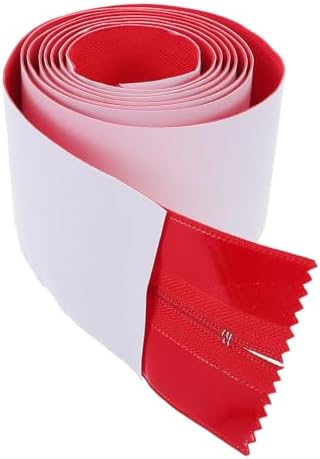Toyvian Self Adhesive Dust Barrier Zipper Door Cover