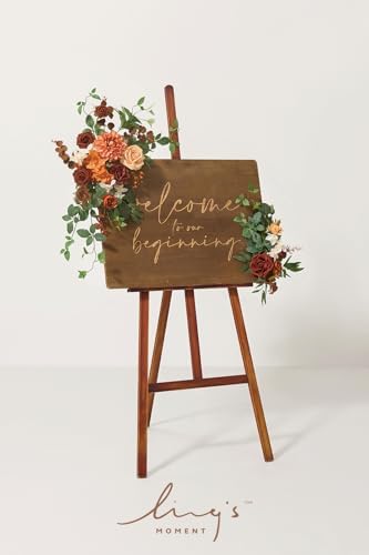 Lings Moment Artificial Flower Welcome Sign Set