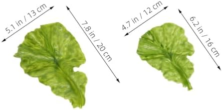Realistic Artificial Lettuce Leaves for Kitchen Display