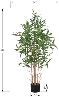 Monarch Specialties 50 Inch Artificial Bamboo Tree