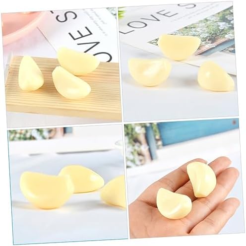 Magiclulu 10pcs Lifelike Garlic Flakes Decor
