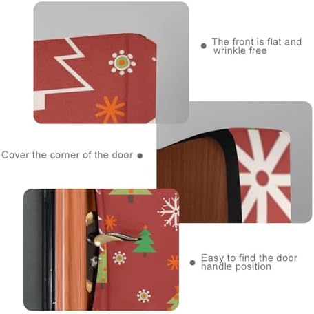 Susiyo Stretch Christmas Door Cover Decoration 32x79 in