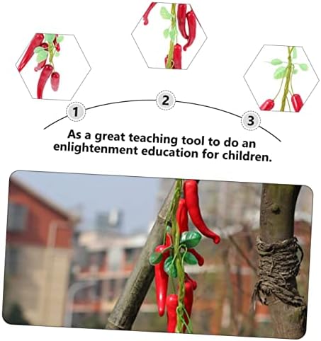 4pcs Hanging Fake Pepper Decorations for Home Kitchen Party