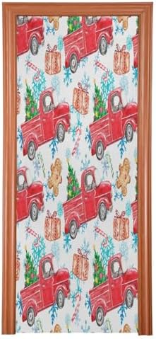 Susiyo Festive Door Cover with Snowflakes Design