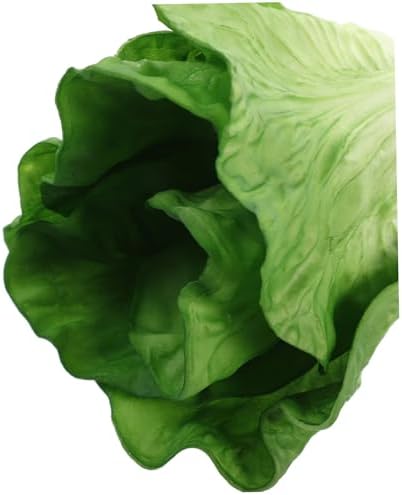 Cabilock Realistic Artificial Lettuce Leaf Decoration