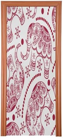 Susiyo Halloween Elephants Door Cover 32x79 in