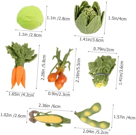 1Set Artificial Vegetable Model for Home Decor and Photography