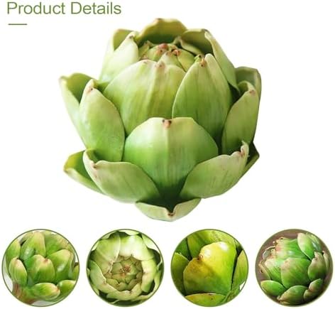 Fake Artificial Artichoke Green Large Set of 3
