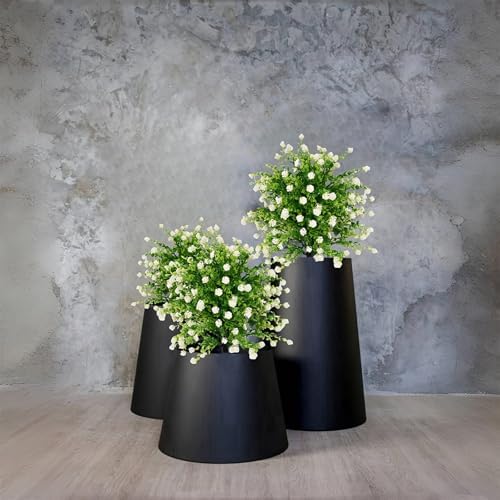 2PC Artificial Boxwood Globe Tree 23In UV Resistant Garden Decor