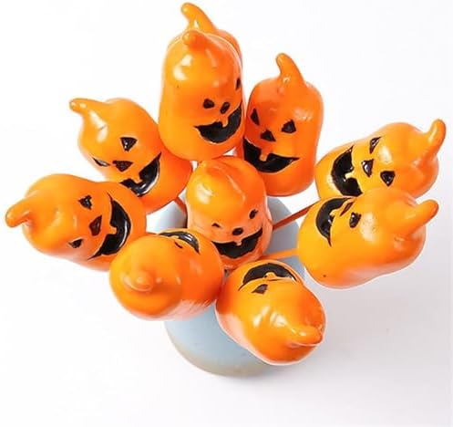 12pcs Decorative Halloween Pumpkin Props for Parties and Photography