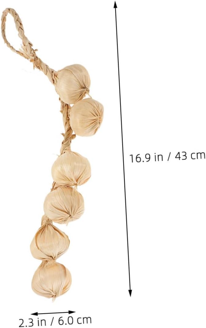 MAGICLULU Artificial Garlic String 2 Pack for Home Decor