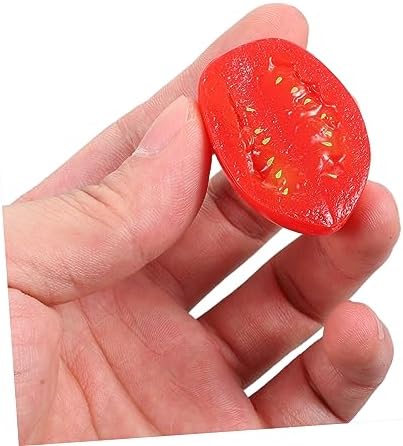 LIFKOME 10pcs Realistic Artificial Cherry Tomato Models