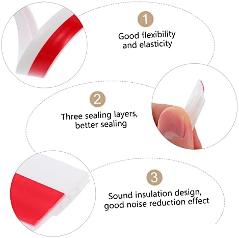 Angoily Door Seal Strip Soundproof Draft Stopper for Home Use