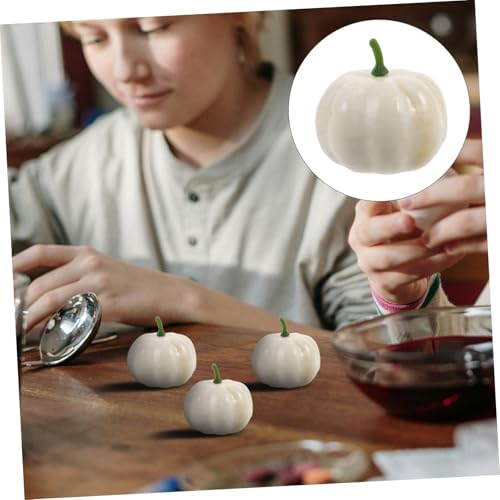 16pcs Artificial Pumpkins Halloween Decor DIY Craft Props