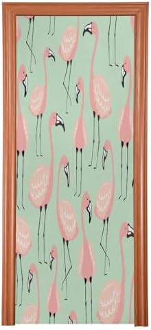 Susiyo Little Pink Flamingo Halloween Door Decoration