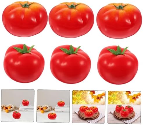 10pcs High Simulation Artificial Tomato Models for Decor