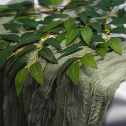 Ardemiy Artificial Greenery Centerpieces 8pcs Realistic Leaves