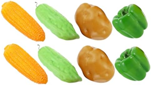 LOGOFUN 8Pcs Artificial Vegetable Props for Home Kitchen Photography