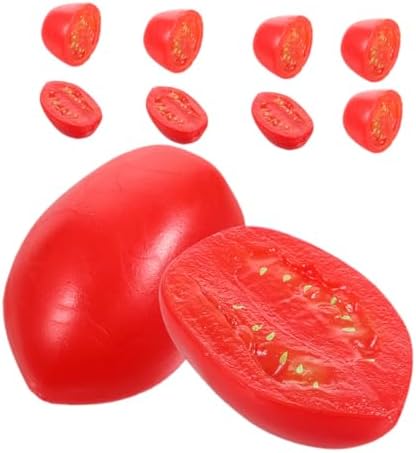 Zerodeko 10pcs Realistic Artificial Cherry Tomatoes Decor