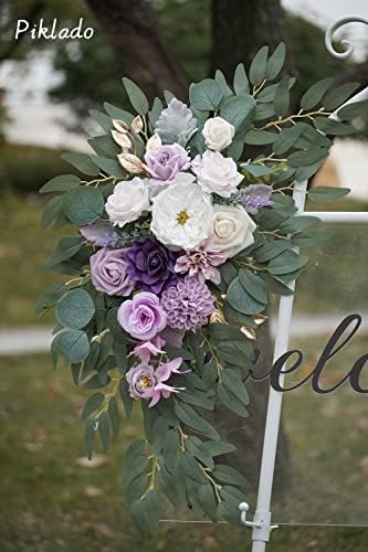 Faux Flower Swag Set of 2 for Wedding Welcome Sign