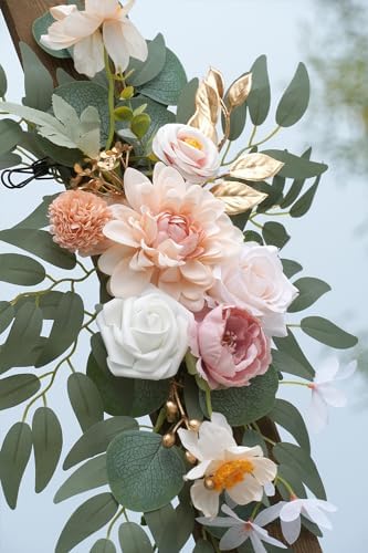 Faux Flower Swag Set of 2 for Wedding Welcome Signs 1