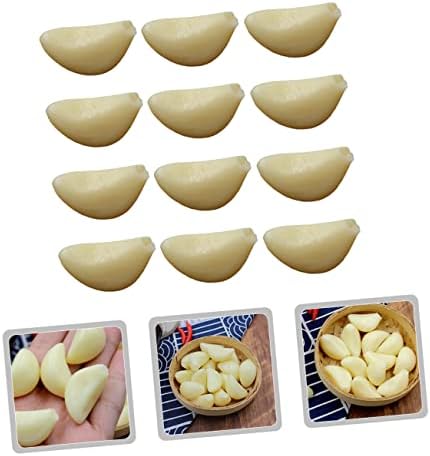 MAGICLULU 12pcs Lifelike Garlic Flakes Model