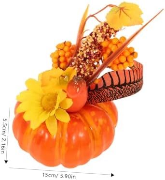 HOMSFOU Halloween Artificial Pumpkin Decor