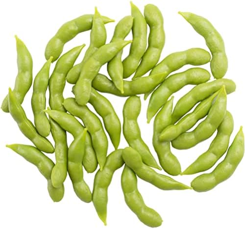 Realistic Soybean Model 30pcs Green Artificial Vegetable Decor