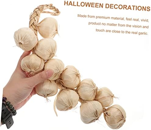 2pcs Artificial Garlic Wall Hanging Decor for Farmhouse Style